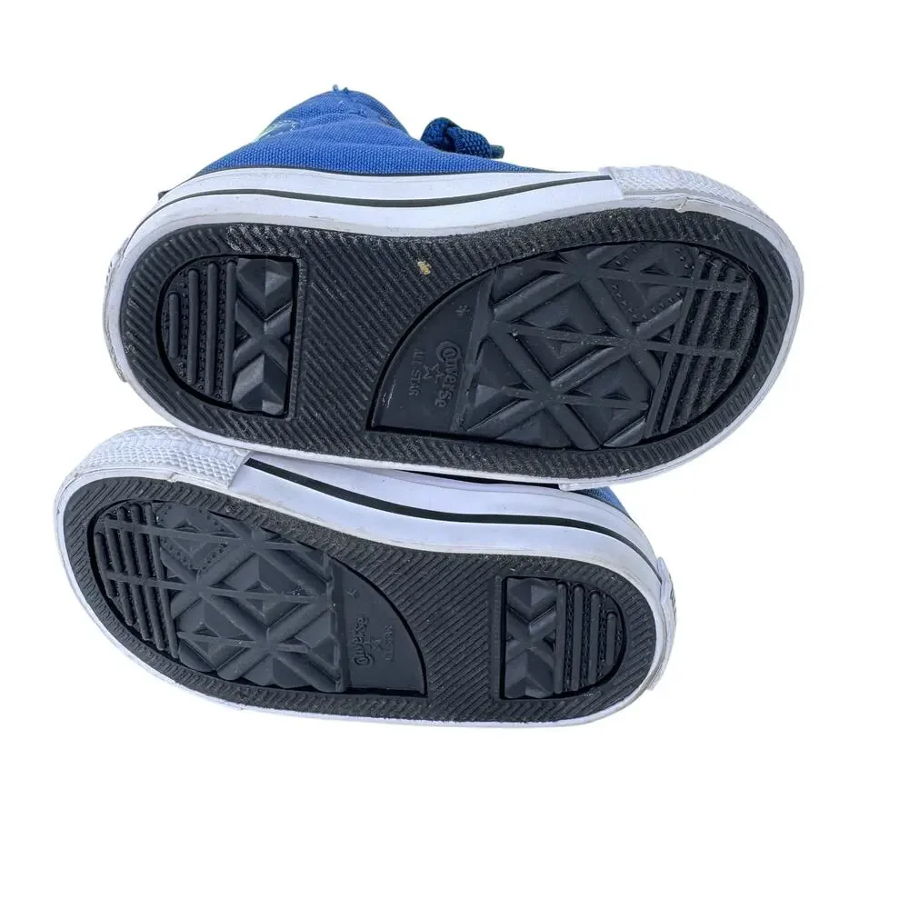 Converse Taylor All Star Street Mid‎ Toddler's Shoes Unisex Kids 3 Blue 760072F